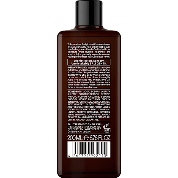 Duschgel Tonka Oud 77 2in1 BALI GENTS