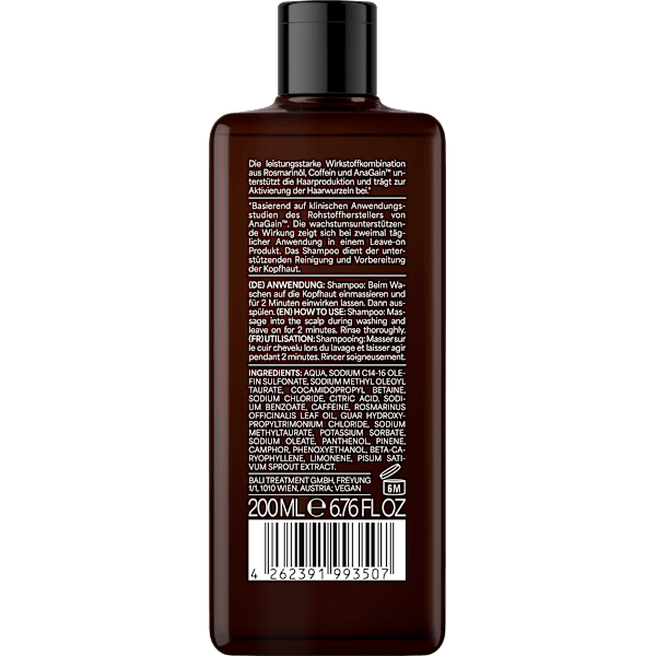 Shampoo Coffein Activator  BALI GENTS