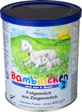 Folgemilch 2 aus Ziegenmilch nach dem 6. Monat Bambinchen