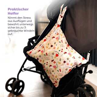 Nasstasche creme, Motiv Sommer Bambino Mio