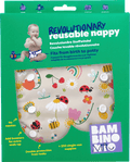 Stoffwindel wiederverwendbar, creme, Motiv Sommer Bambino Mio
