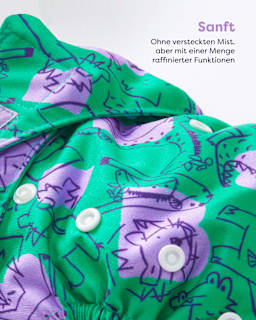 Stoffwindel wiederverwendbar, Motiv Giraffe Bambino Mio