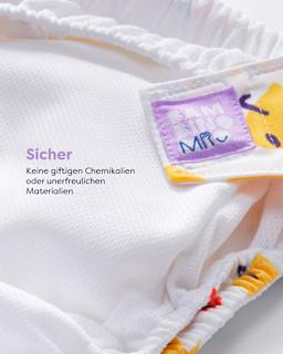 Stoffwindel wiederverwendbar, Motiv Giraffe Bambino Mio