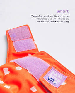 Stoffwindel wiederverwendbar, Motiv Giraffe Bambino Mio