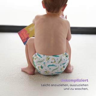 Töpfchen-Trainingshose wiederverwendbar, 2-3 Jahre, blau/bunt Bambino Mio
