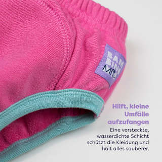 Töpfchen-Trainingshose wiederverwendbar, 4-5 Jahre, beere/bunt Bambino Mio