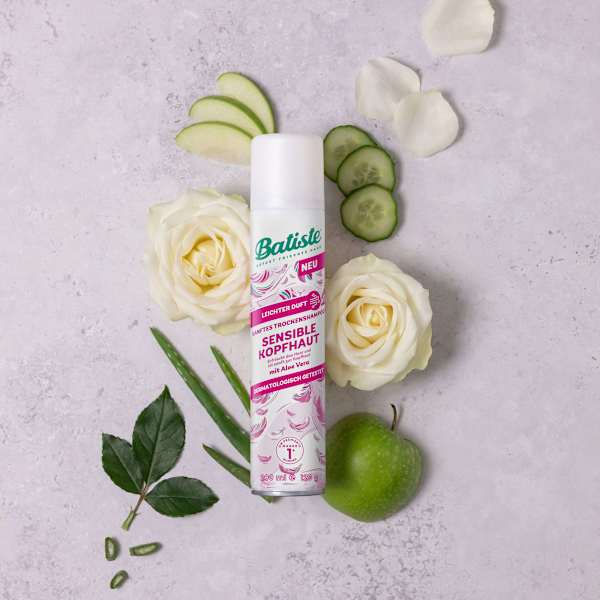 Trockenshampoo Sensible Kopfhaut, leichter Duft Batiste