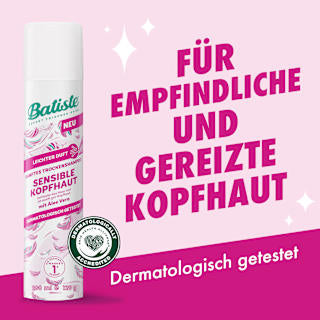 Trockenshampoo Sensible Kopfhaut, leichter Duft Batiste