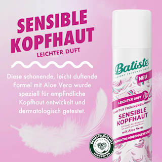 Trockenshampoo Sensible Kopfhaut, leichter Duft Batiste