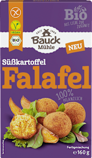 Fertigmischung Süßkartoffel Falafel, vegan Bauck Mühle