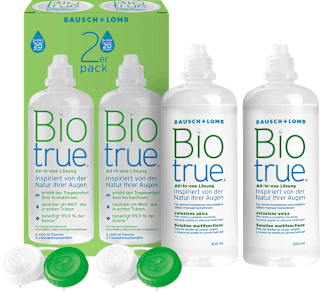 Kontaktlinsen-Pflegemittel Biotrue (2 x 300 ml) BAUSCH+LOMB