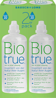 Kontaktlinsen-Pflegemittel Biotrue (2 x 300 ml) BAUSCH+LOMB