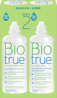 Kontaktlinsen-Pflegemittel Biotrue (2 x 300 ml) BAUSCH+LOMB