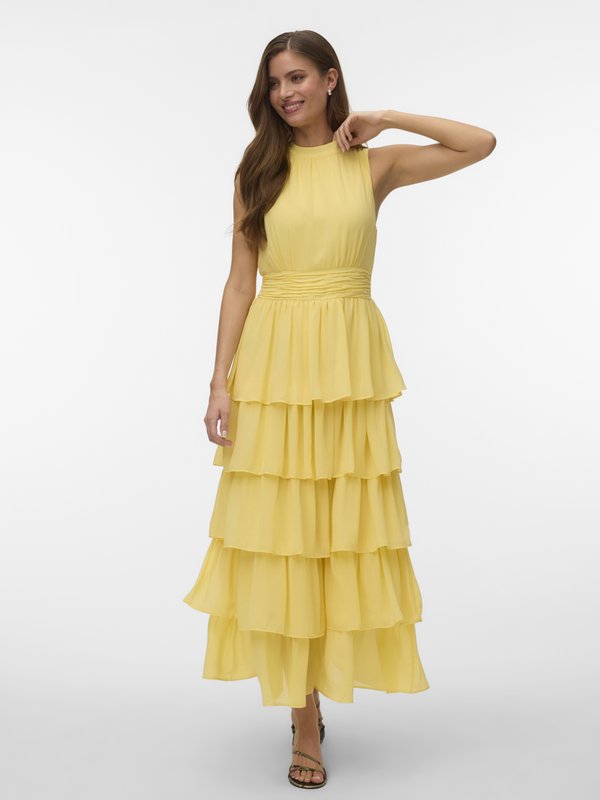 Vero Moda Layered VMSERENA Long - Occasion wear - flan