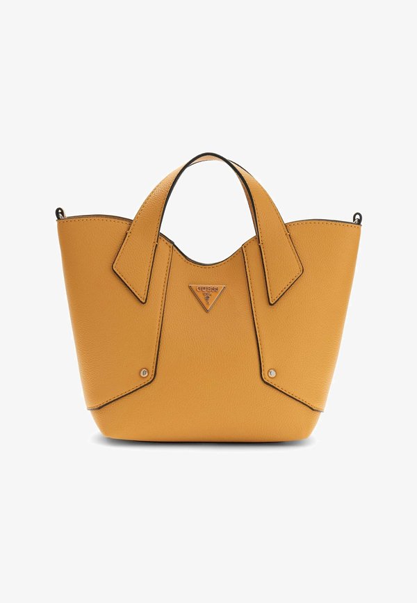 Guess DARCY LOGO MINI  - Handbag - gelb