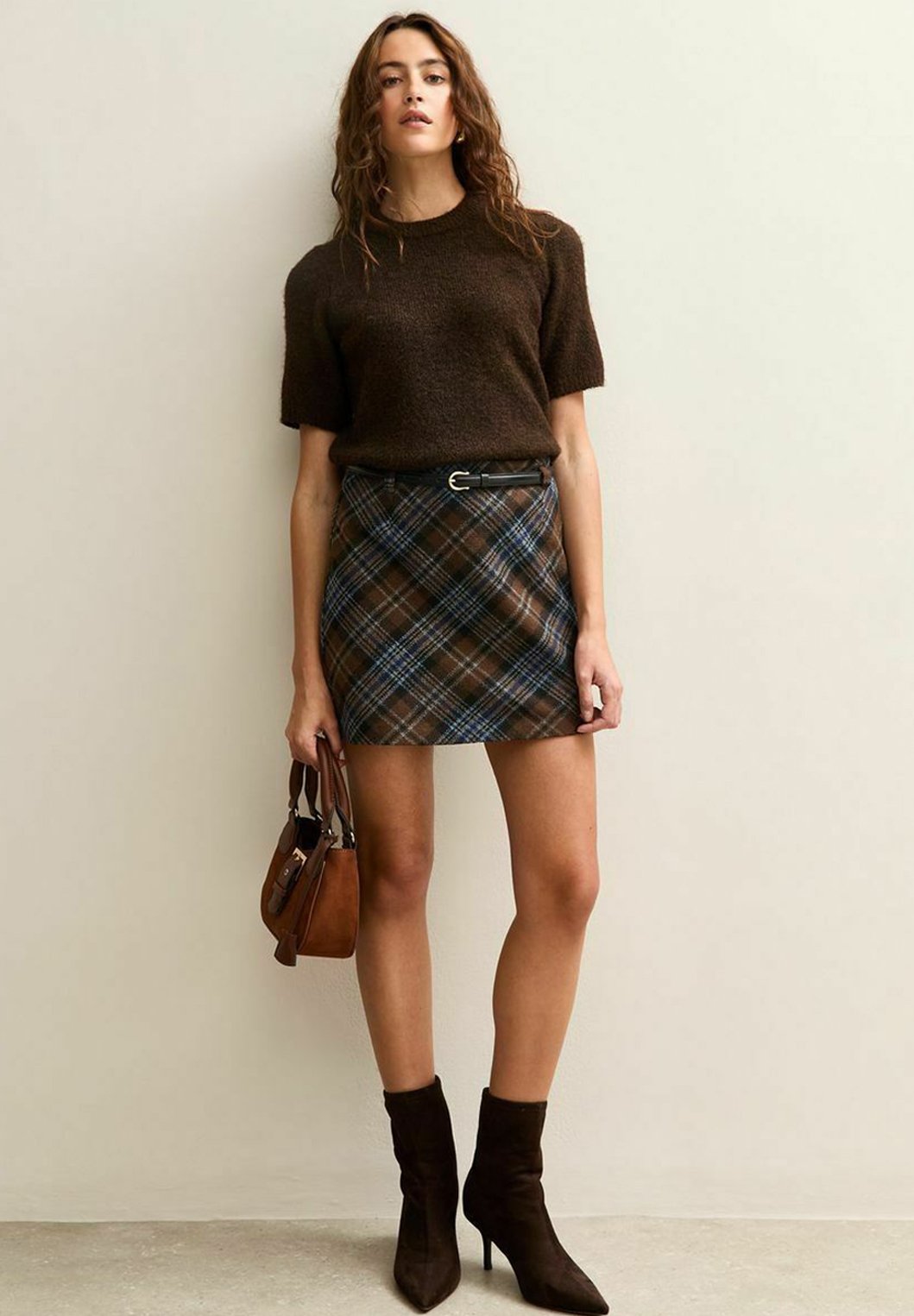 New Look BRUSHED CHECK MINI