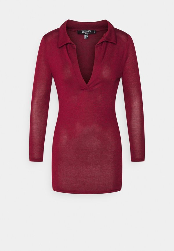 Missguided Petite SPACE DYE COLLAR DRESS