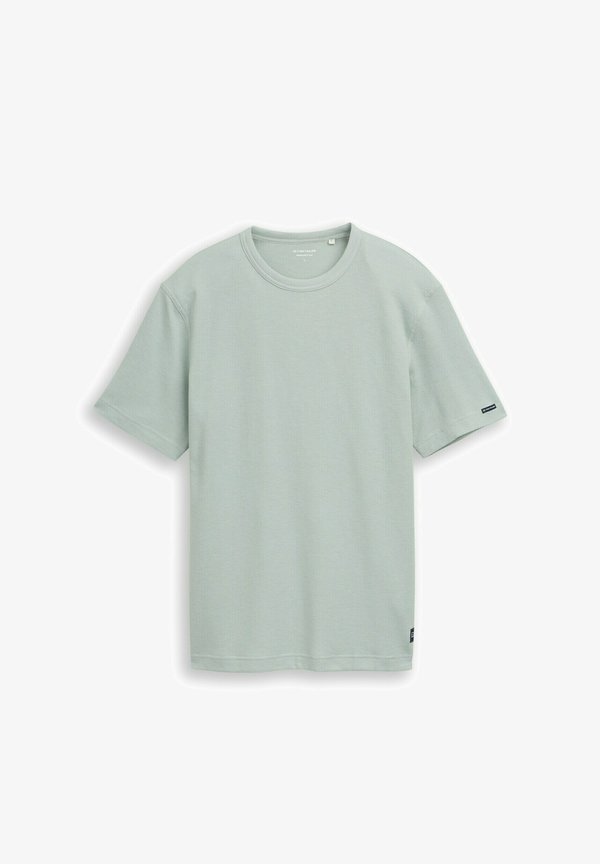 TOM TAILOR Basic T-shirt - soft greyish green