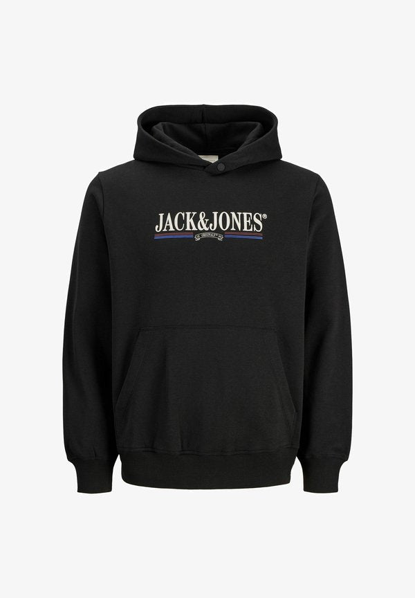 Jack & Jones JORFREDERIKSBERG GRAPHIC BOX SWEAT H PLS - Hoodie - black