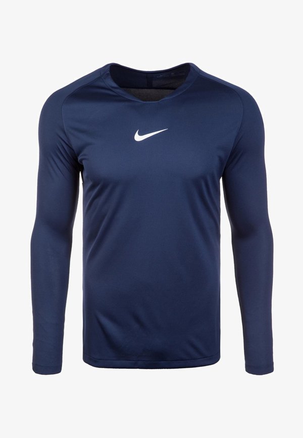 Nike Performance DRY PARK FIRST - Long sleeved top - midnight navy/white