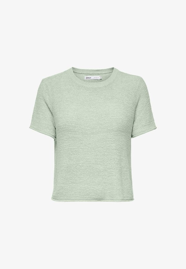 ONLY Knitted ONLSUNNY Knitted - Basic T-shirt - green