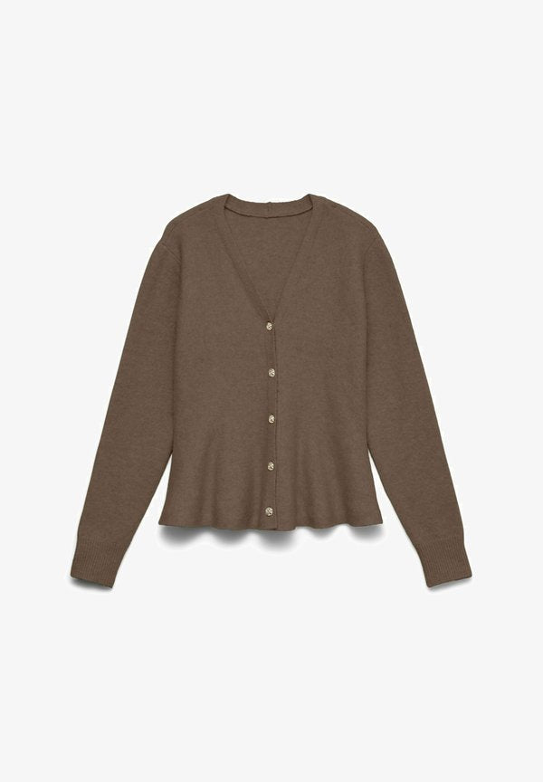 Vero Moda VMGRACE Knit - Cardigan - chocolate chip