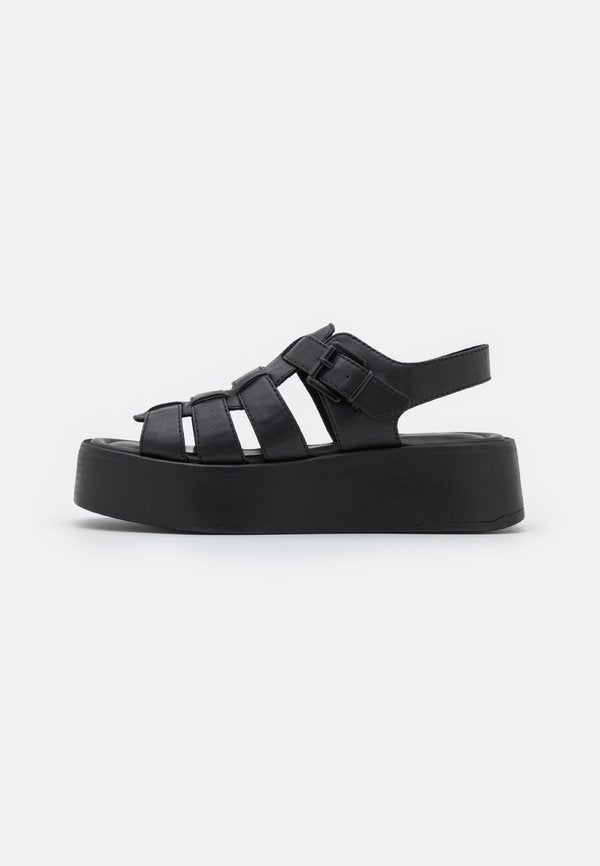 s.Oliver Platform sandals - black