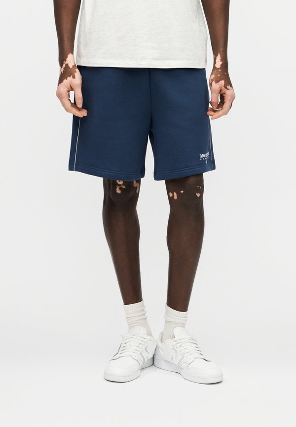 New Balance LINEAR GRAPHIC - Shorts - navy