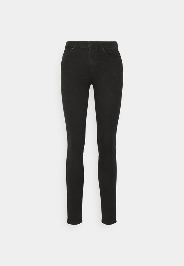 Vero Moda Slim fit VMJUNE Mid rise - Jeans Skinny Fit - black