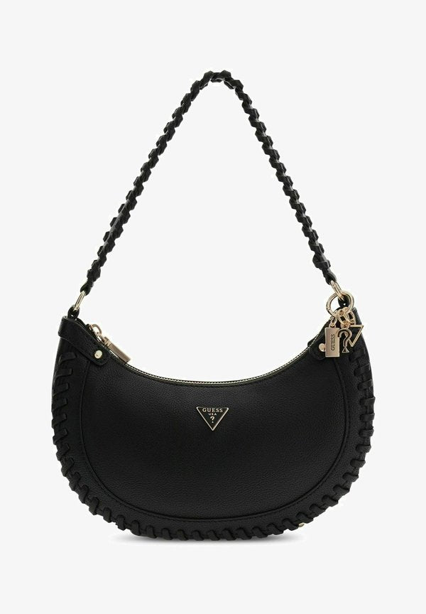 Guess PETRA HOBO SHOULDER BAG - Handbag - black