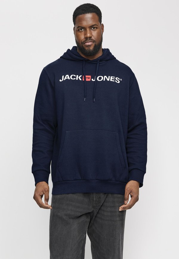 Jack & Jones Hoodie - navy blazer detailreg fit