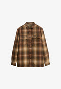 Superdry & Co MILLER - Shirt - haze ombre brown