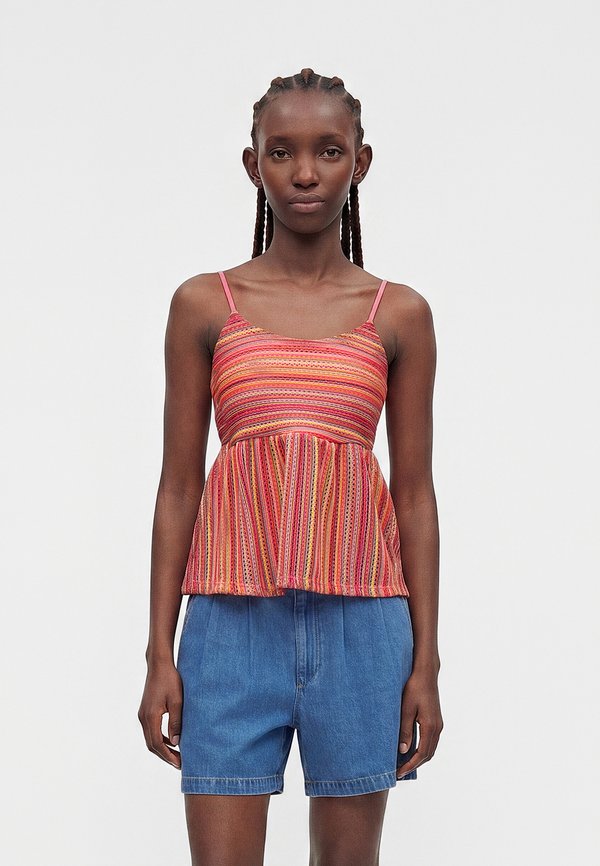 ONLY ONLSANDY SINGLET - Top - raspberry/mock orange