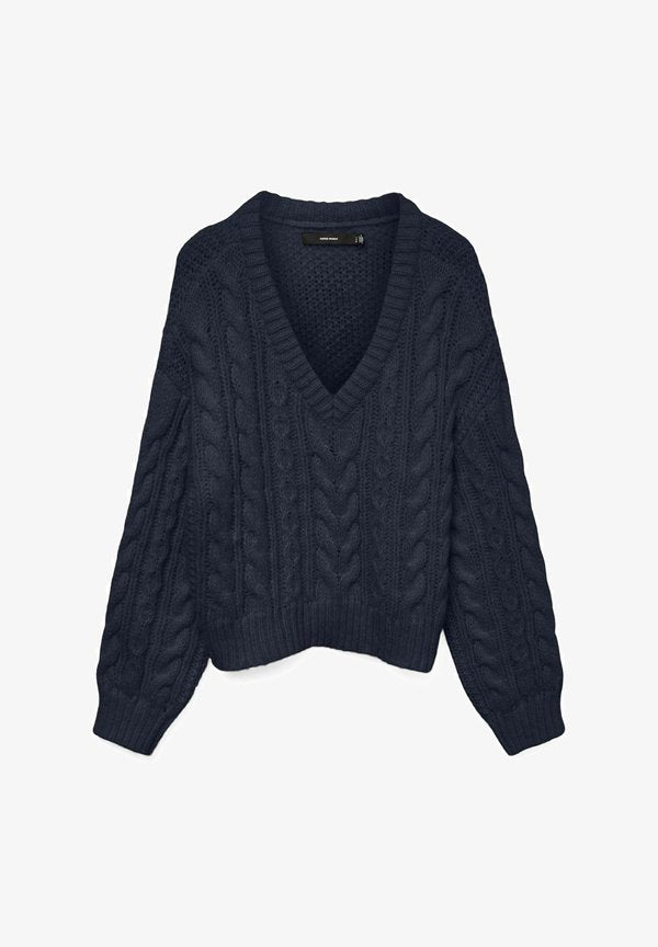 Vero Moda Knitted VMDREAM Knitted - Jumper - navy blazer