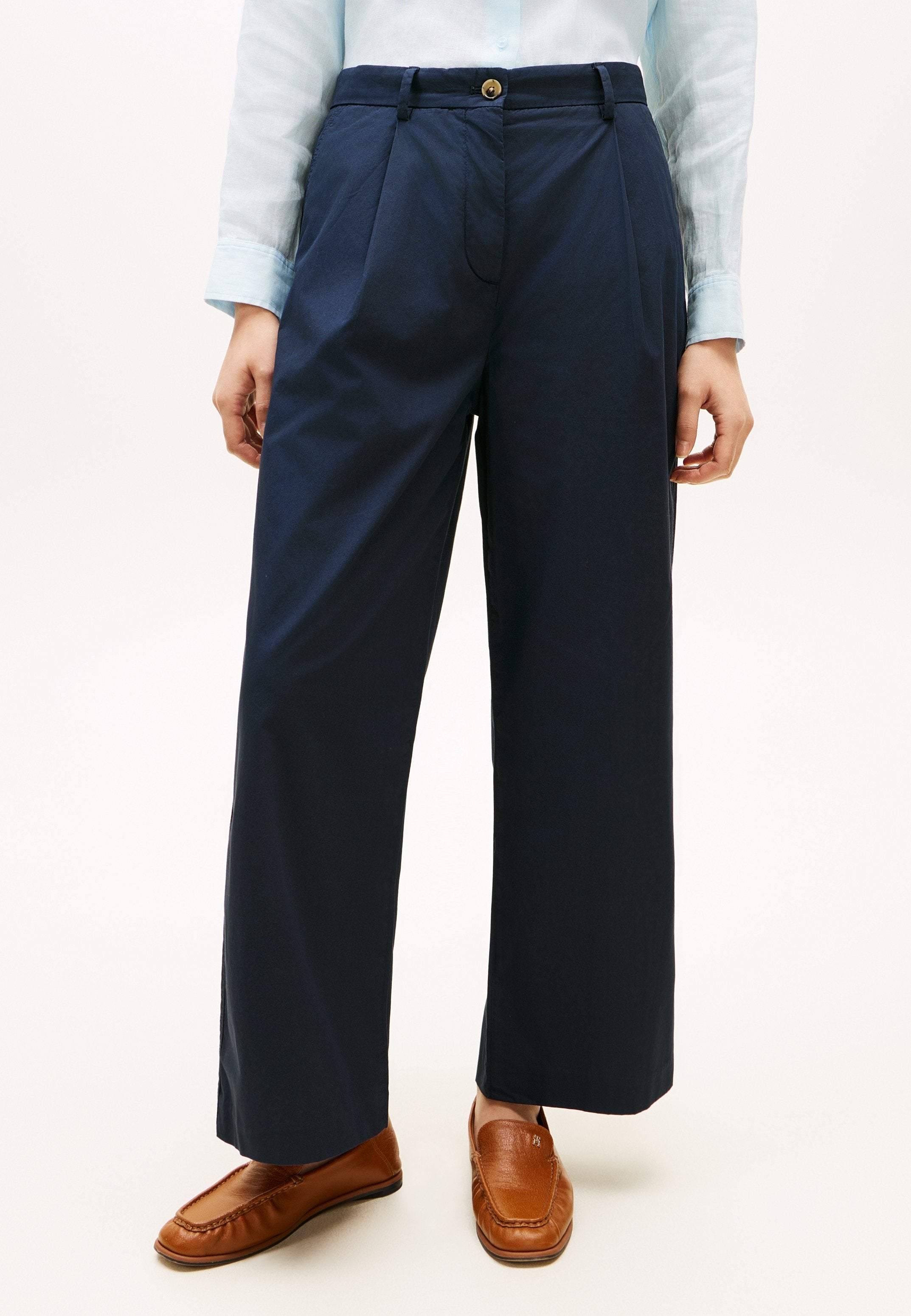 WASHED WIDE LEG TROUSERS Media 3