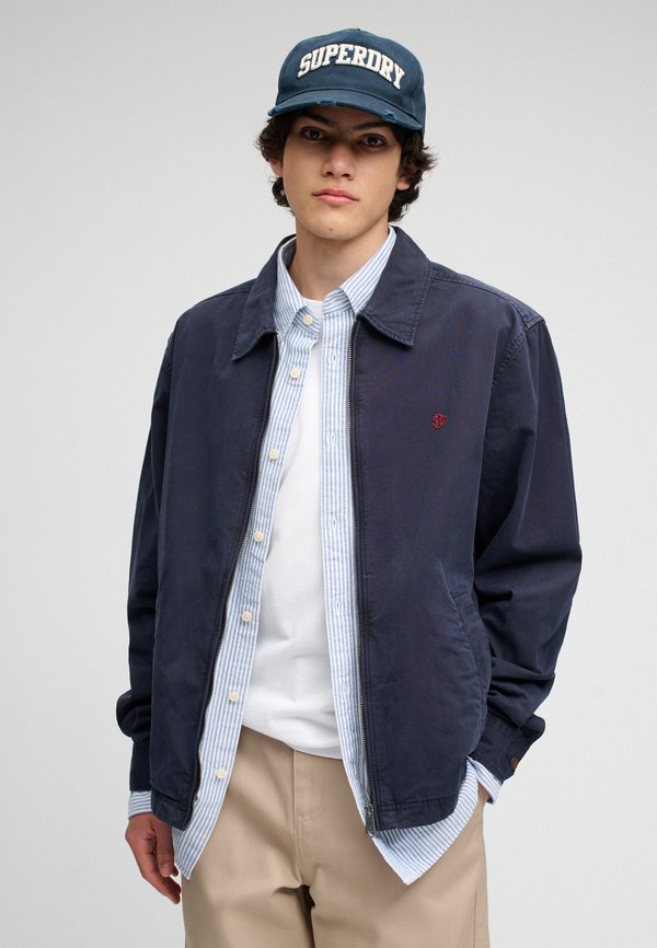 Superdry & Co SUPERDRY LIGHTWEIGHT PREPPY HARRINGTON JACKET.. - Summer jacket - darkest navy
