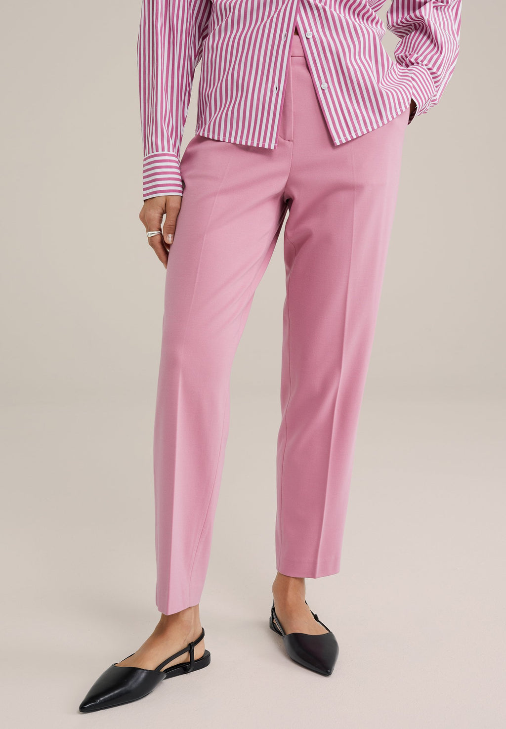 WE Fashion WE FASHION DAMES SLIM FIT PANTALON MET STRETCH