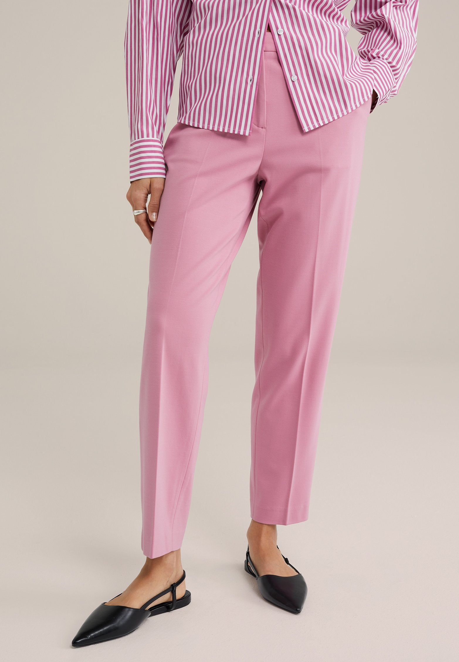 WE Fashion WE FASHION DAMES SLIM FIT PANTALON MET STRETCH