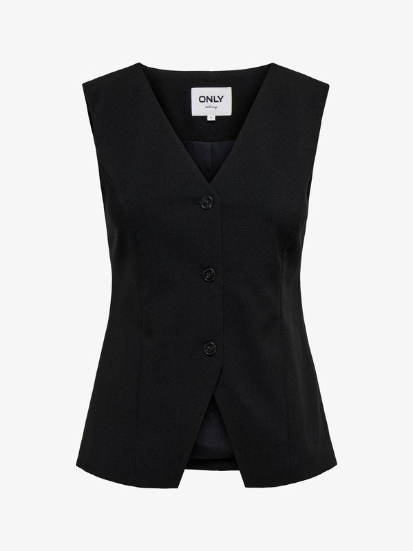 ONLY s ONLNIKO Tailored Waist - Waistcoat - black