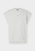 Nike Performance STANDARD ISSUE GM SLEEVELESS TOP - Sports T-shirt - dark grey heather/black