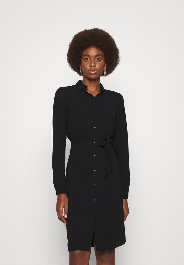 Vero Moda Tall VMSAGA DRESS - Shirt dress - black