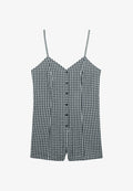 Superdry & Co GINGHAM CAMI PLAY - Jumpsuit - navy gingham