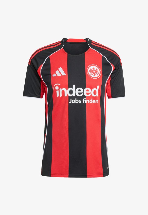 adidas Performance EINTRACHT FRANKFURT 2025/2026 HOME REPLICA JERSEY - Football jersey - black/sge red