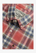 Superdry & Co THE MERCHANT STORE - LITE CHECK - Shirt - washed rose check