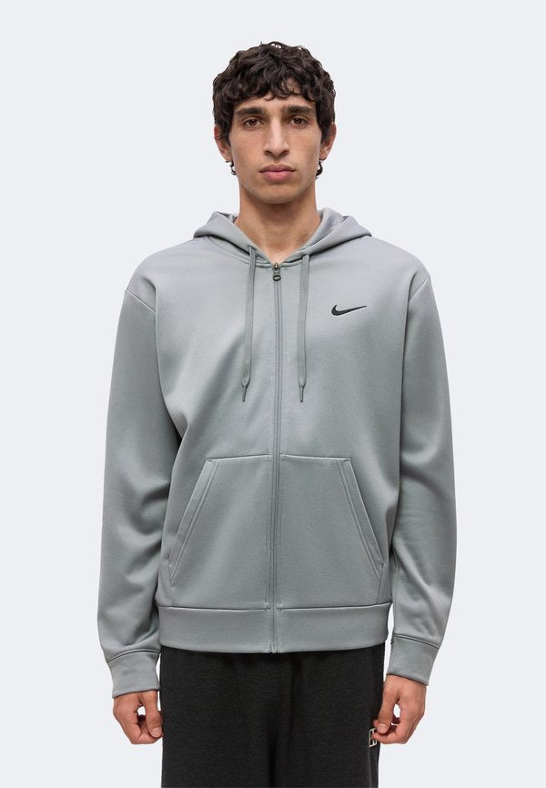 Nike Performance FLEX - Zip-up sweatshirt - smoke grey/black