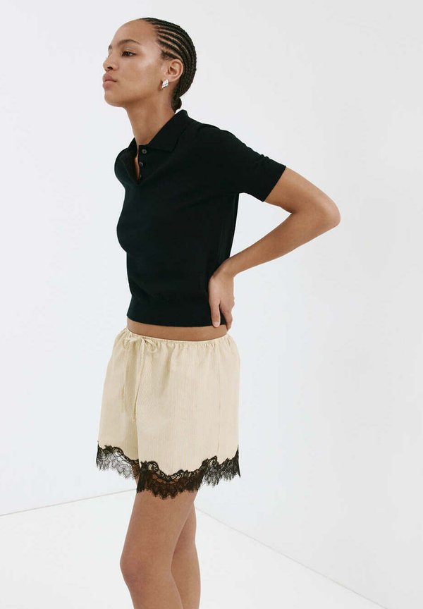 Mango ADULT - Shorts - light yellow