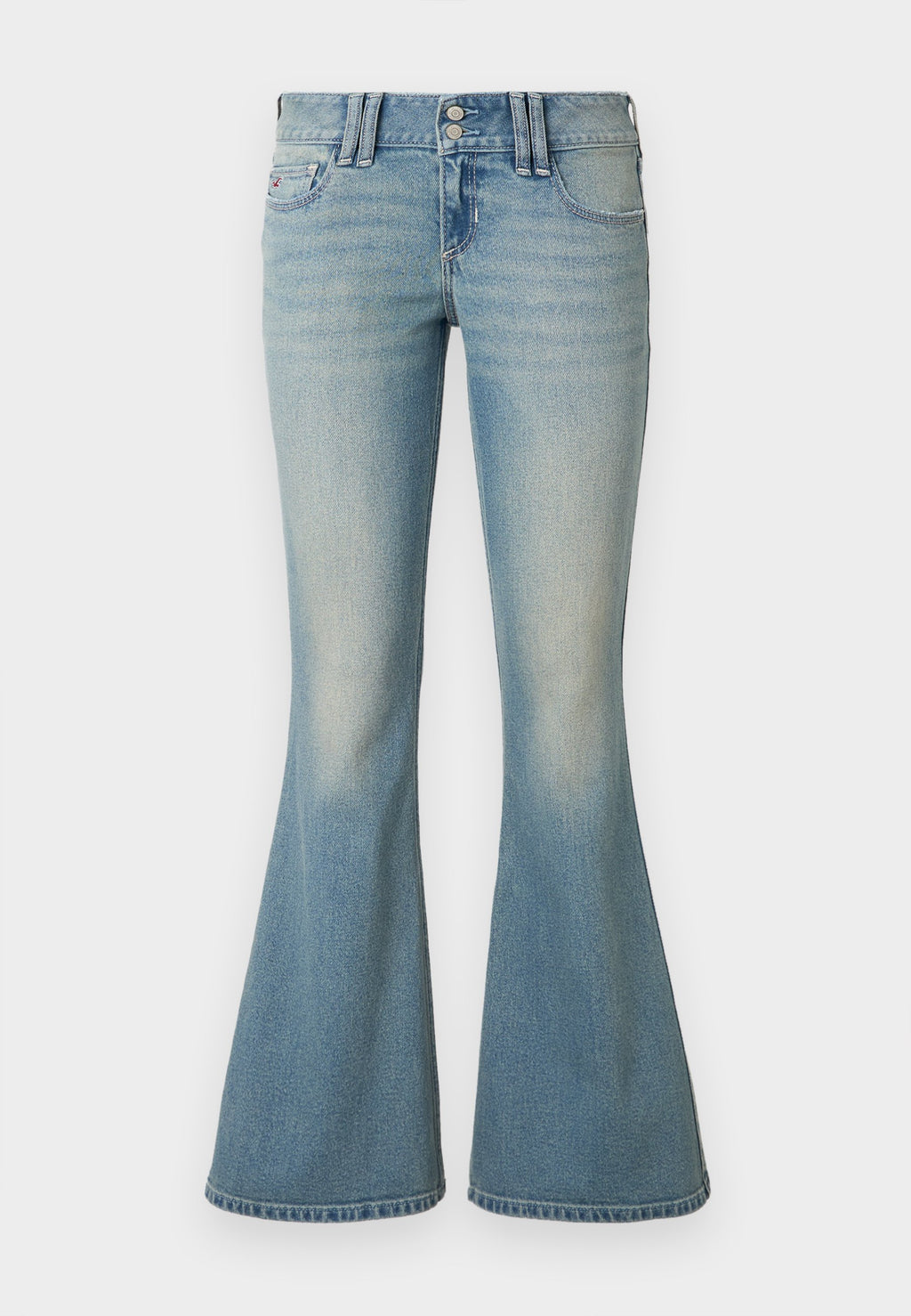 Hollister Co. TREND DROP FAIRFAX BACK BUCKLE FLARE