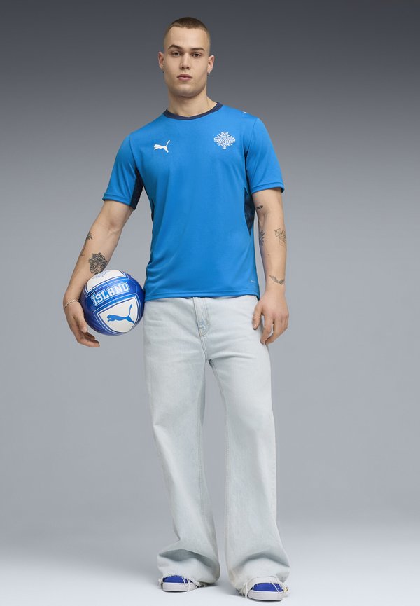Puma ICELAND HOME REPLICA - LIFESTYLE - Football jersey - electro royal- white