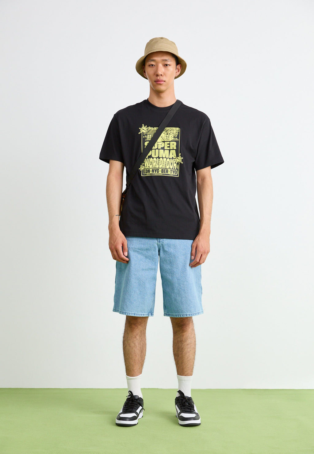 Puma GRAPHIC SUPER WORLD TOUR RELAXED
