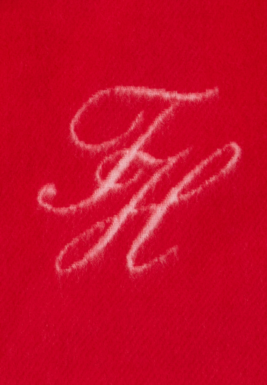PURE WOOL LOGO FRINGE SCARF Media 3